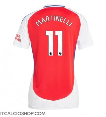 Arsenal Gabriel Martinelli #11 Prima Maglia Femmina 2024-25 Manica Corta